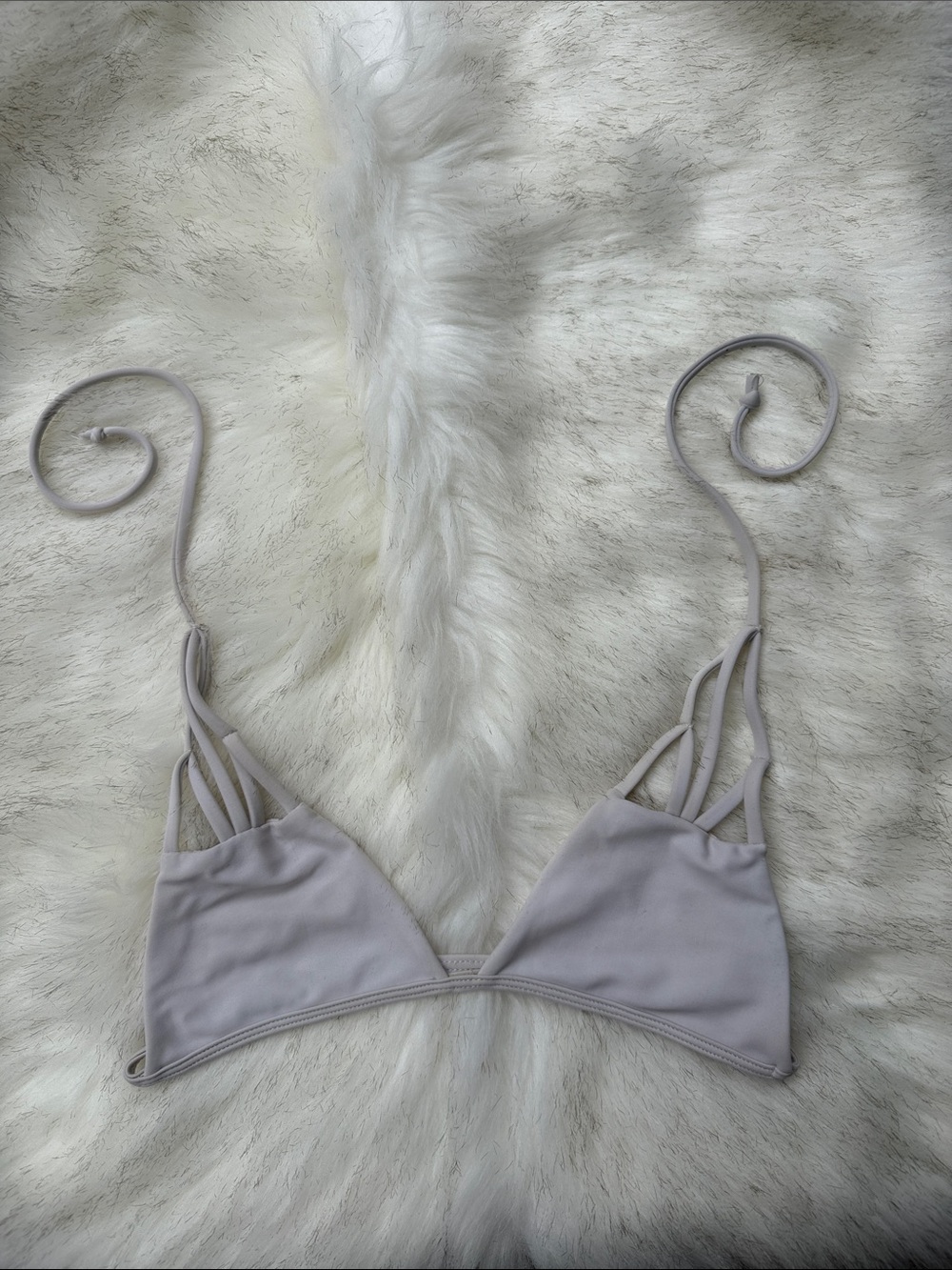🌺Vintage🌺 ACACIA Swimwear White Triangle top